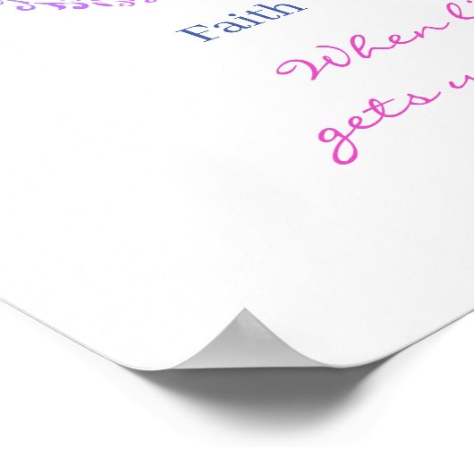 Poster-Kijk omhoog Poster (Hoek)