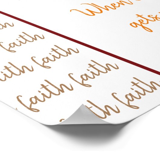 Poster-Kijk omhoog Poster (Hoek)