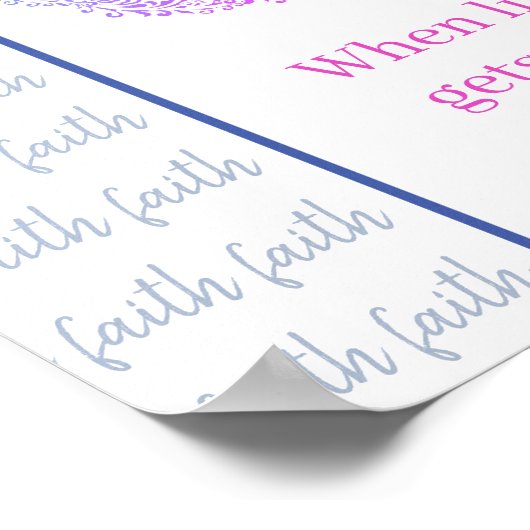 Poster-Kijk op kind Poster (Hoek)