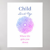 Poster-Kijk op kind Poster (Voorkant)