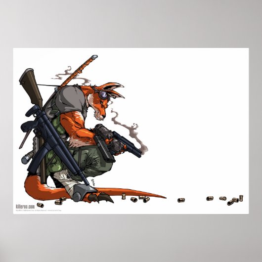 Poster Killeoo door Andie Tong (Voorkant)