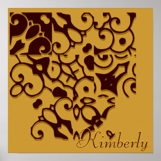 Poster Kimberly Designer Name - 