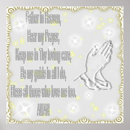 Poster Kinderbeestjes (Voorkant)