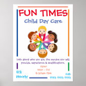 Poster Kinderdagzorg aanpassen (Voorkant)