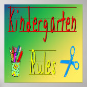 Poster Kindergarten (Voorkant)