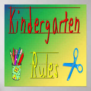 Poster Kindergarten