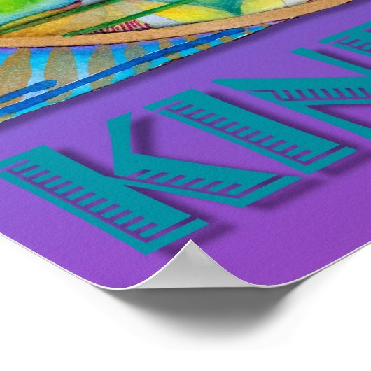 Poster Kindness Mandala (Hoek)