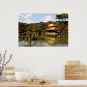 Poster Kinkakuji (het Gouden Pavilion) (Keuken)