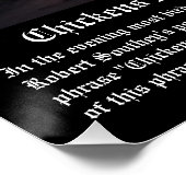 Poster kippen (Hoek)