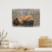 Poster kippen (Keuken)