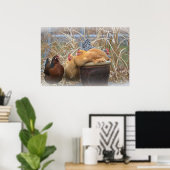 Poster kippen (Thuiskantoor)
