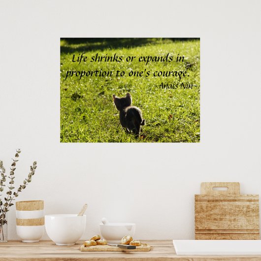 Poster Kitten Courage (Keuken)