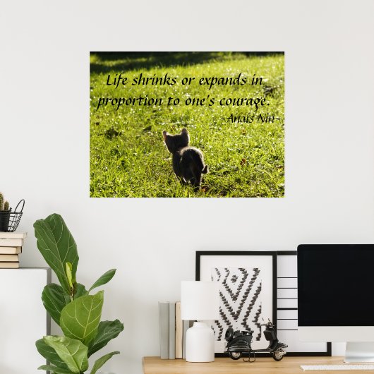 Poster Kitten Courage (Thuiskantoor)