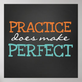 Poster klaslokaal schoolonderwijzer Quote Chalkboa