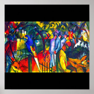 Poster-Klassiek/Vintage-Augustus Macke 5 Poster