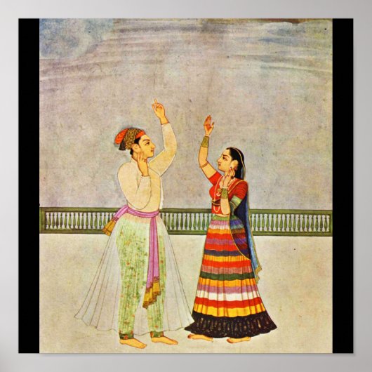 Poster-Klassieke Art-Indischer Maler 23 Poster (Voorkant)