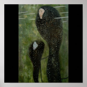 Poster-Klassieke Art-Klimt-Mermaids Poster