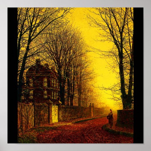 Poster-Klassieke/-John Atkinson Grimshaw 12 Poster (Voorkant)