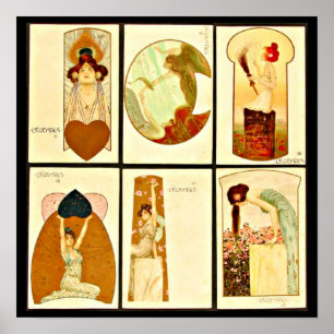 Poster-Klassieke/-Raphael Kirchner 25 Poster