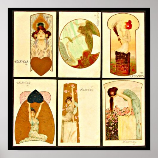 Poster-Klassieke/-Raphael Kirchner 25 Poster (Voorkant)