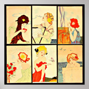 Poster-Klassieke/-Raphael Kirchner 26 Poster