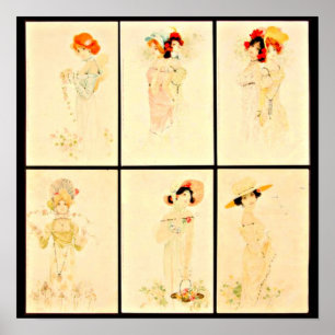 Poster-Klassieke/-Raphael Kirchner 30 Poster