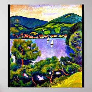 Poster-Klassieke/Vintage-Augustus Macke 112 Poster