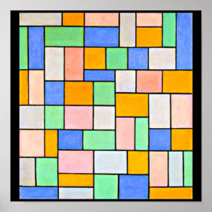 Poster-Klassieke Vintage-Theo Van Doesburg 15 Poster