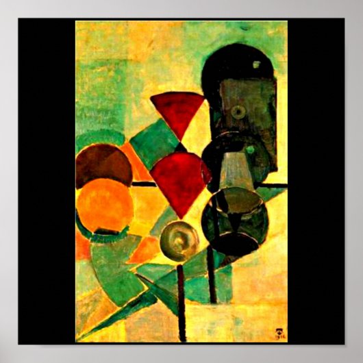 Poster-Klassieke Vintage-Theo Van Doesburg 25 Poster (Voorkant)