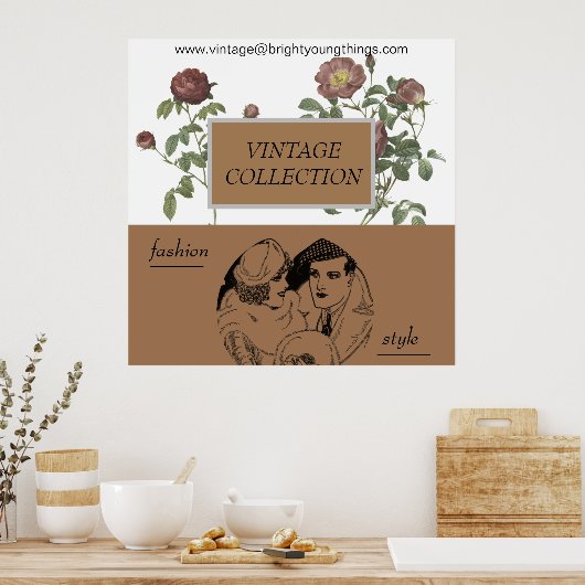 poster kledingwinkel (Keuken)