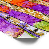 Poster kleurrijke Aspen-bomen - 20 x 20 inch (Hoek)