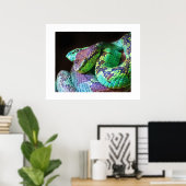 Poster kleurvolle slangen (Thuiskantoor)