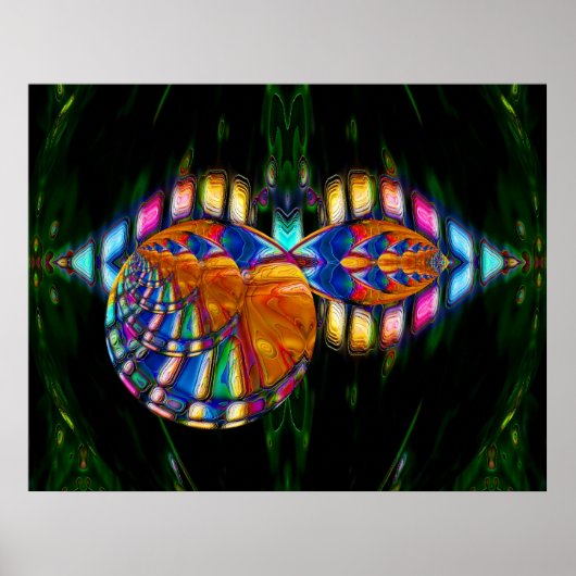 Poster Kleurwielen (Voorkant)