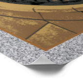 Poster-klokkentoren, Wellington, Nieuw-Zeeland Poster (Hoek)