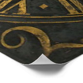 Poster  klokloopvlak (Hoek)