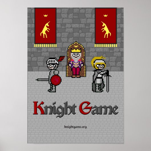 Poster Knight Game (Voorkant)