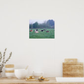 Poster - Koeien - in kleur (Keuken)