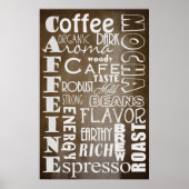 POSTER KOFFIE TYPOGRAPHY (Voorkant)