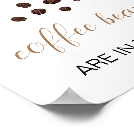 Poster Koffiebalkspel Vrijgezellenfeest (Hoek)