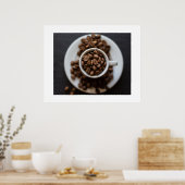 Poster Koffiebonen (Keuken)
