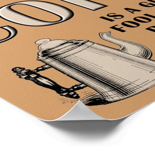 Poster Koffieproductiviteit (Hoek)