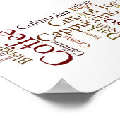 Poster Koffievoorwaarden (Hoek)