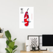 Poster Kohaku Koi Elegantie (Thuiskantoor)