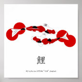 POSTER KOI en KANJI (Voorkant)