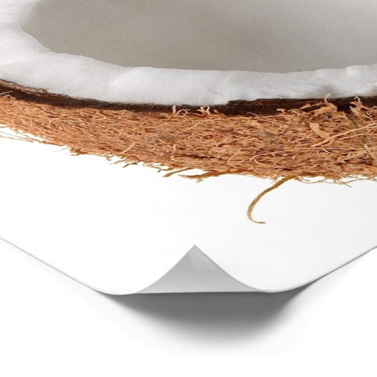 Poster kokosnoot (Hoek)