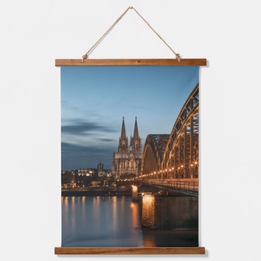 Poster Köln Duitsland Hangend Wandkleed (Voorkant)