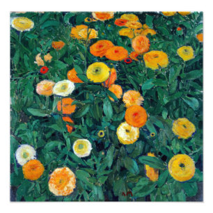 Poster Koloman Moser Marigolds