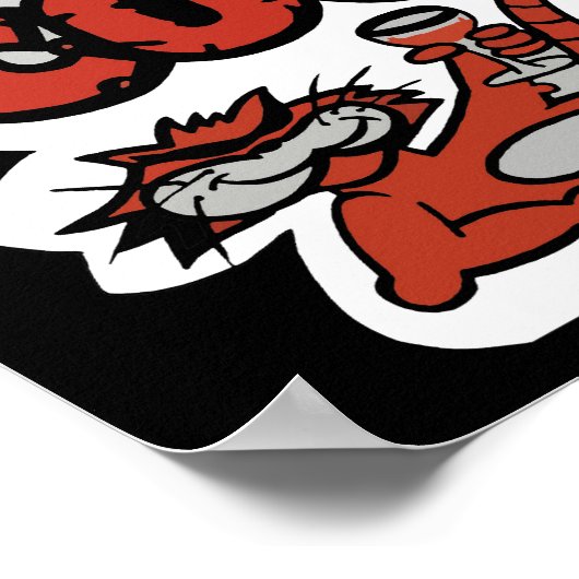 Poster kool kat (Hoek)