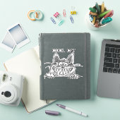 Poster kool kat sticker (iPad Cover)
