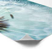 Poster - Koolblauw (Hoek)